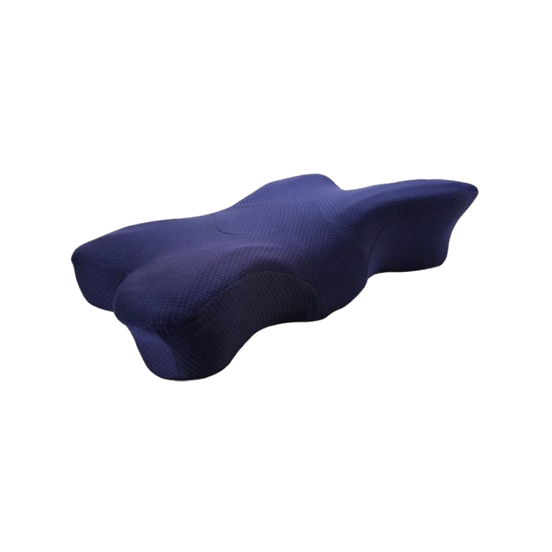 Bequemes Bett-Schlafkeil, individuell konturiertes, orthopädisches, schmetterlingsförmiges Kissen, Schläfer-Anti-Schnarch-Halskissen aus Memory-Schaum