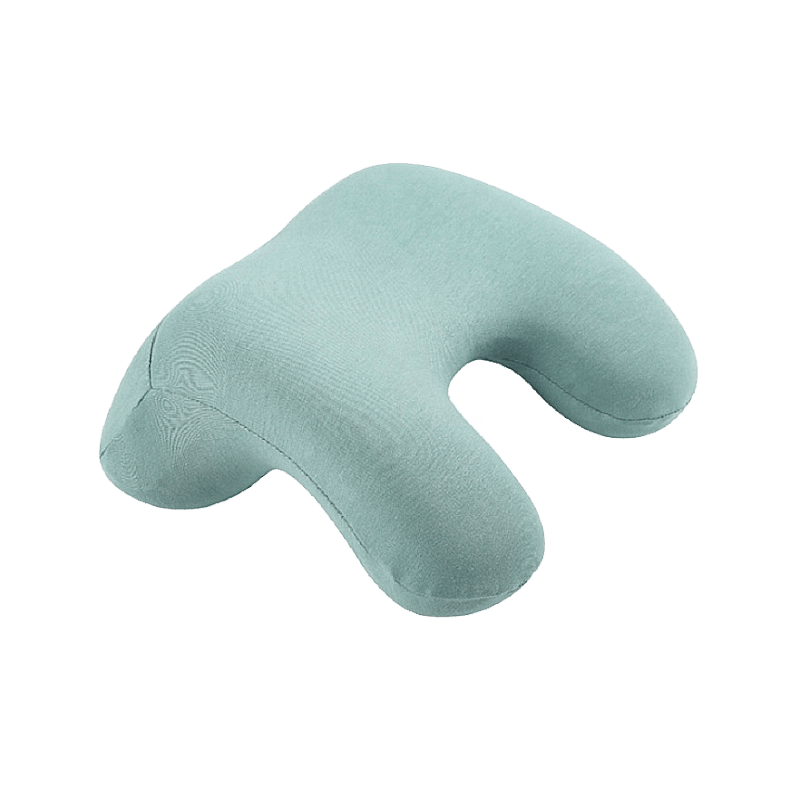 Bequemes tragbares Reisekissen mit individuellem Logo, Memory-Form, kühlendes Silikon-Reise-Nackenkissen, Kinnstütz-Reisekissen