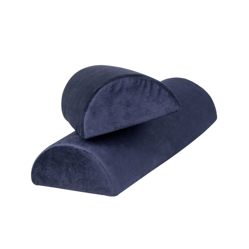 Ergonomisches orthopädisches Halbzylinder-Fußstützenkissen, Flugzeug-Beinstütze, Büro-Memory-Foam-Fußstützenkissen unter dem Schreibtisch