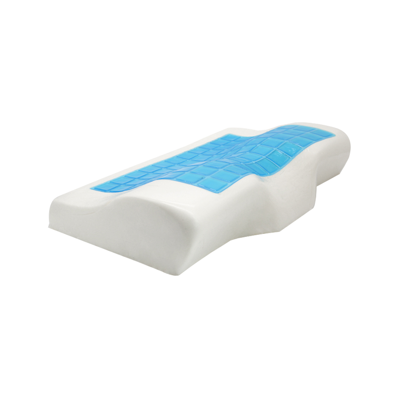 Heißes Verkaufs-Konturform-Kissen-Gel-kühlendes bequemes Gedächtnis-Schaum-Nackenkissen mit entfernbarem Bezug