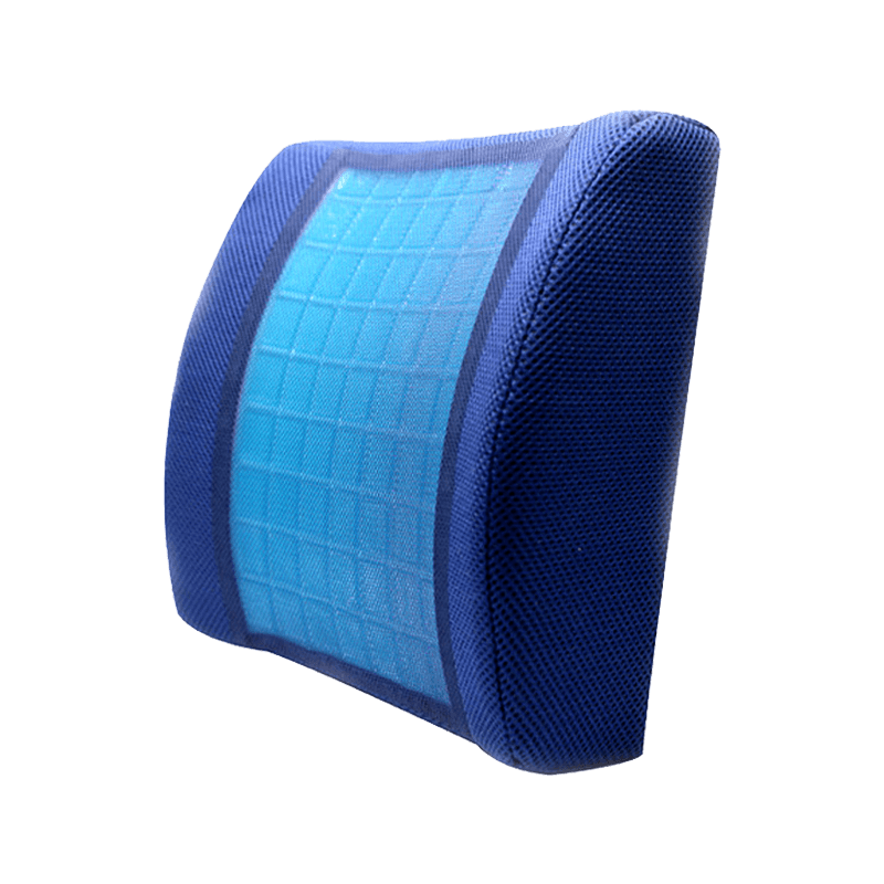 Direktverkauf ab Werk, ergonomisches Kühlgel-Memory-Schaum, Bürostuhl-Sitz, Lendenwirbelstütze, Rückenkissen für Auto, China, Sommer gestrickt