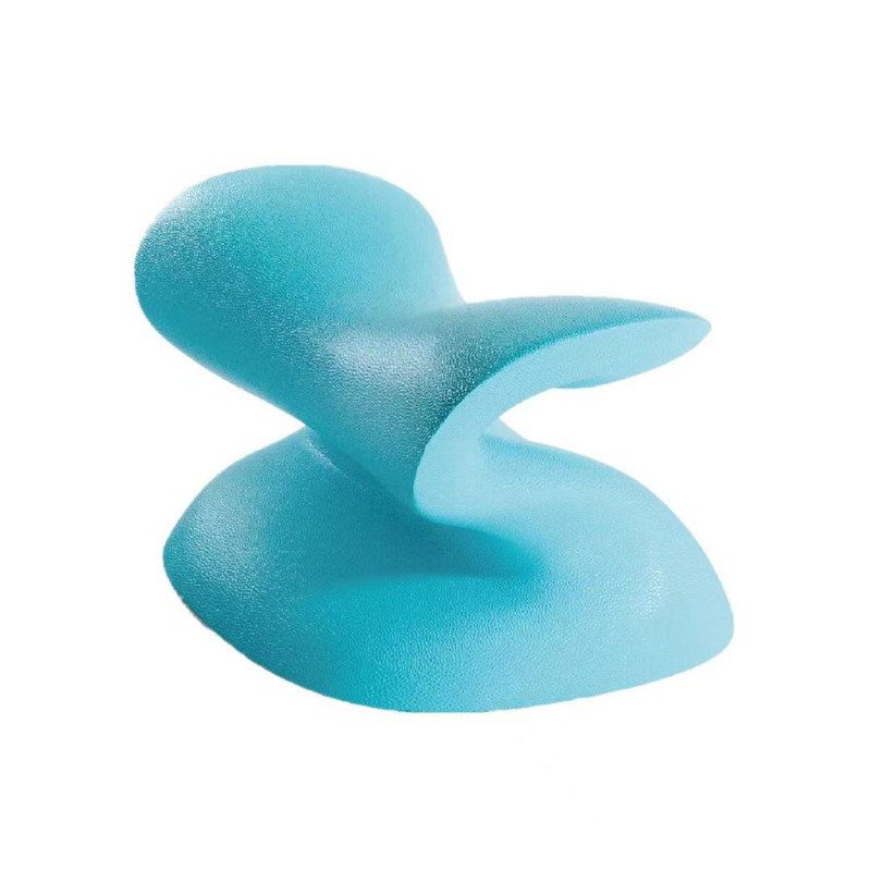 Neues selbstenthäutendes S-förmiges Nackenstütz-Massagekissen aus PU-Schaum zum Entspannen der Halswirbelsäule, Schlaf-Traktionskissen